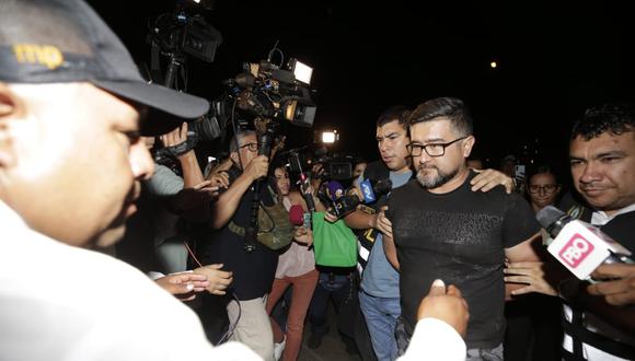 El ex ministro Geiner Alvarado fue detenido en La Molina tras dictarse 36 meses de prisión preventiva en su contra. Foto: Cesar Bueno @photo.gec