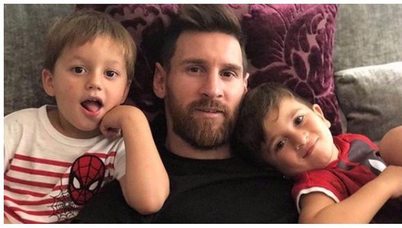 Lionel Messi se divierte con las reacciones de su hijo mayor y lo convierte en meme