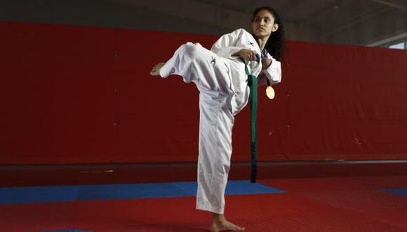 Angélica Espinoza ganó el oro en Para taekwondo. (Foto: GEC)