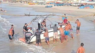 Piura: Turistas se salvan de morir ahogados en el mar de Los Órganos