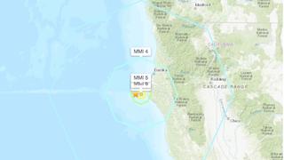 Estados Unidos: sismo de magnitud 6,2 sacudió las costas de California