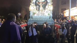 Mujeres cargaron andas del Señor de los Milagros en Tacna
