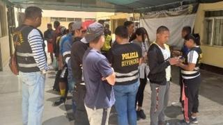 Policía interviene a 29 extranjeros en Trujillo