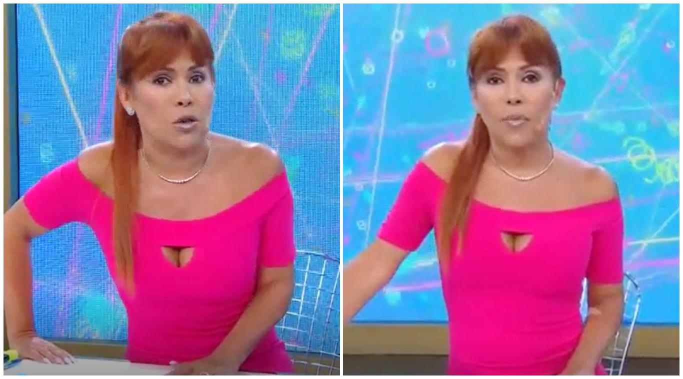Magaly Medina enfurece por error técnico en pleno programa. (Foto: ATV)