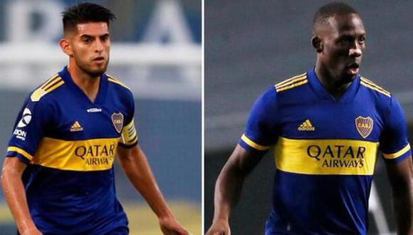 Luis Advíncula y Carlos Zambrano fueron titulares en la caída de Boca ante San Lorenzo. (Foto: Boca Juniors)