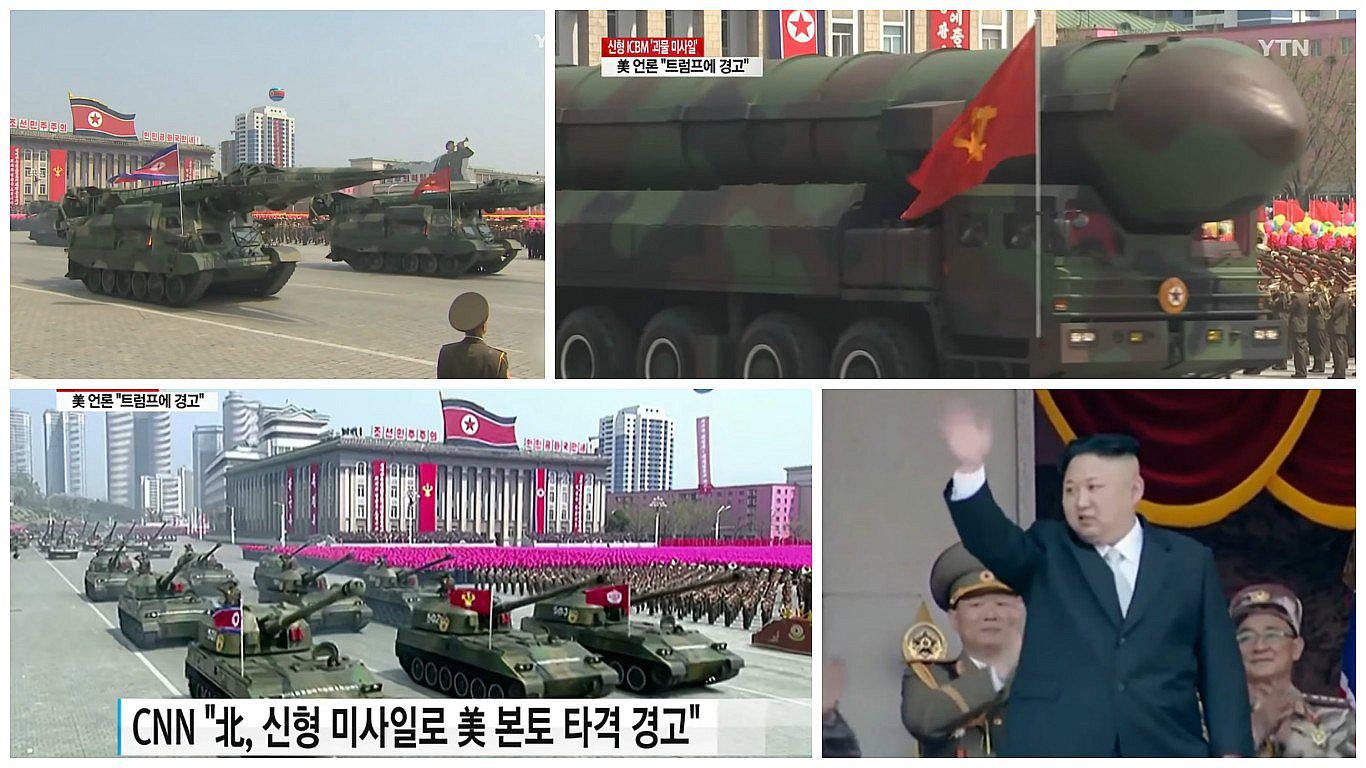 Corea del Norte muestra poderosas armas en desfile y lanza advertencia a EE.UU. [VIDEO]