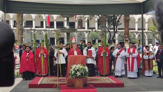 Celebran Domingo de Ramos por Semana Santa en Arequipa  