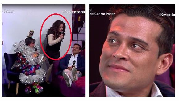 Christian Domínguez: su reacción cuando le presentaron a imitadora de 'Chabelita' (VIDEO)
