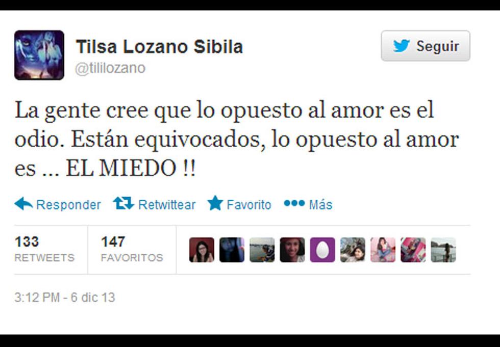 Tilsa Lozano continúa con las indirectas a través de Twitter (FOTOS)