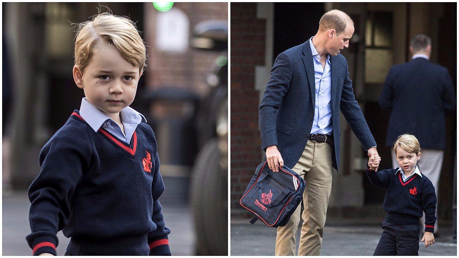 Así fue el primer día de colegio del príncipe George, hijo de William y Kate (FOTOS)