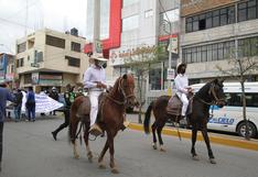 Huancayo: Chalanes se unen a protesta y piden que los dejen trabajar para no dejar morir a equinos