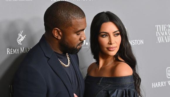 Kim Kardashian protege a sus hijos por la polémica con Kanye West. (Foto: AFP/Angela Weiss)