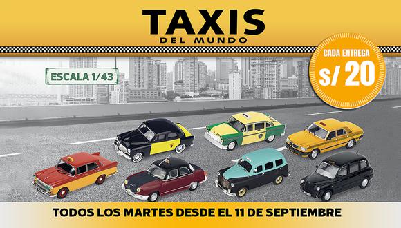 ​Taxis del mundo: Autos a escala se entregan todos los martes a S/ 20