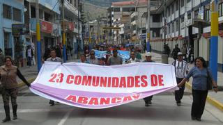 Abancay: Pobladores piden administración directa en obra de agua y saneamiento rural para 23 comunidades