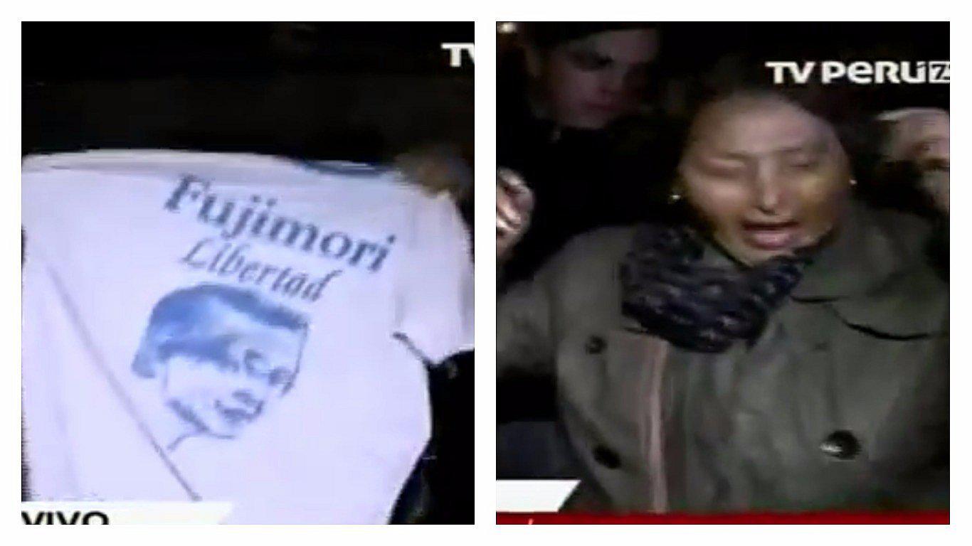 Simpatizantes de Humala y Heredia golpean a mujer que pidió libertad de Fujimori en vivo [VIDEO]