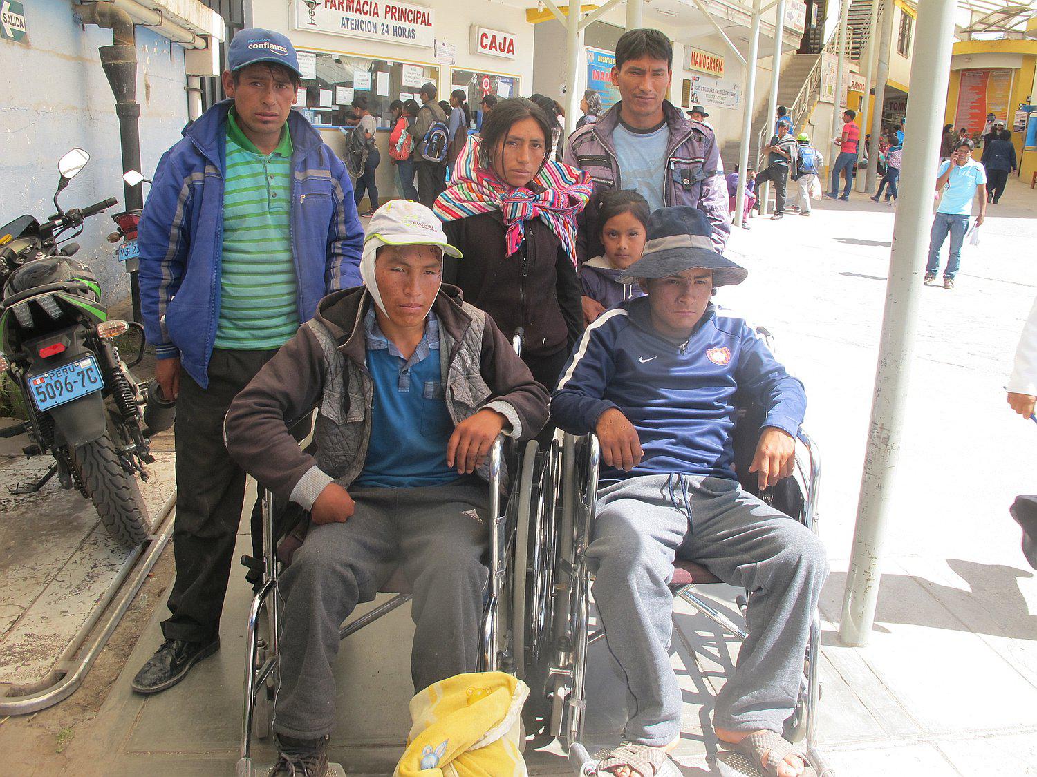 Heridos del accidente de Paras viven terrible drama y en la miseria