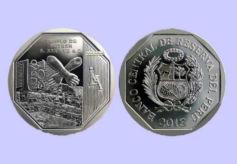 BCR pone en circulación nueva moneda con las manos cruzadas de Kotosh