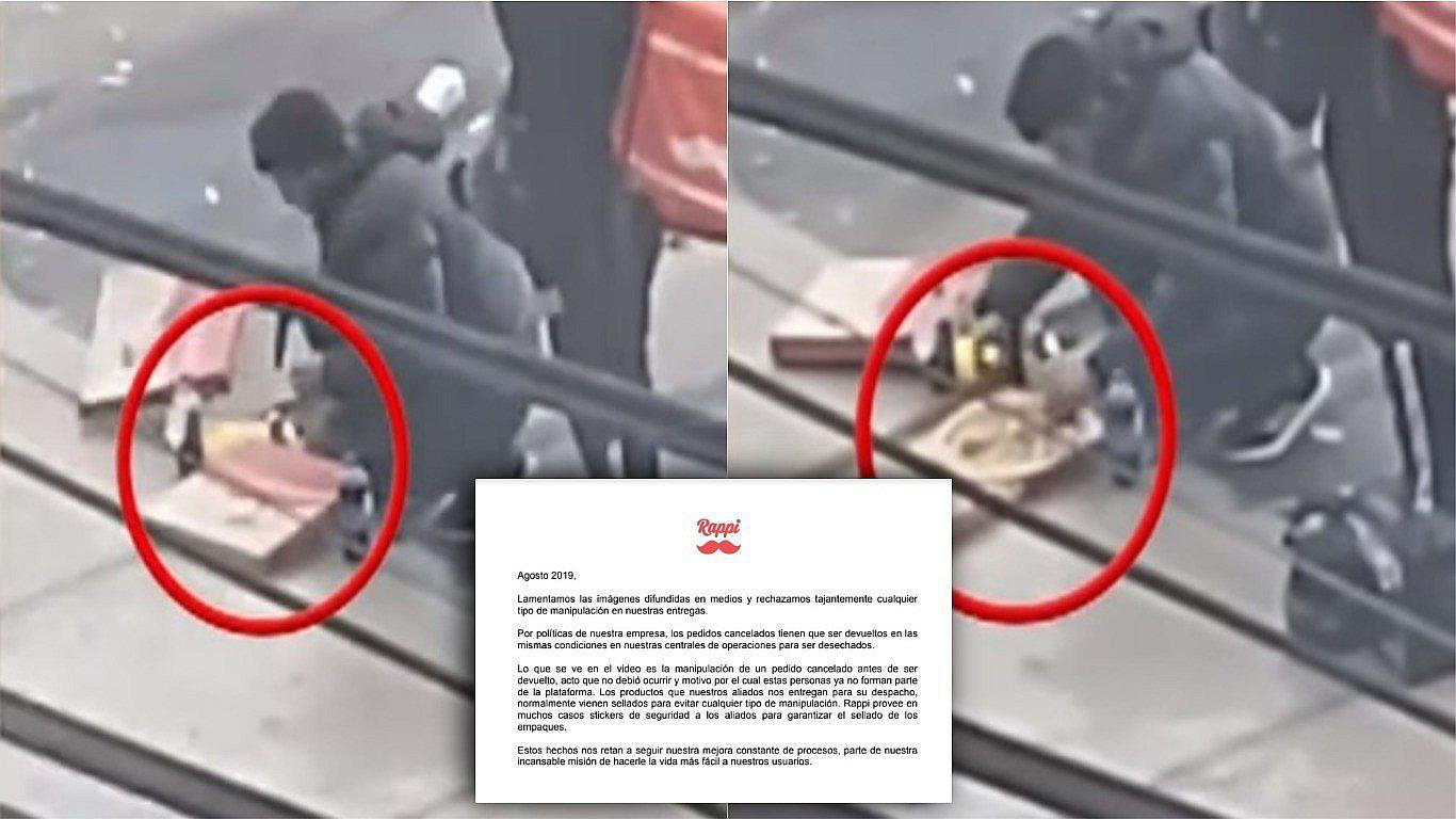 Rappi se pronuncia tras imágenes de motorizados comiendo lo que transportaban (VIDEO)