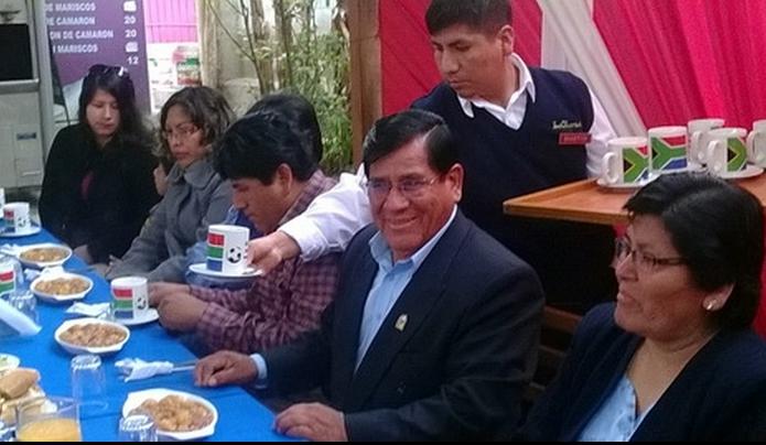Jacinto Gómez desayunara alimentos a base de alpaca en La Glorieta