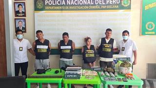 Sullana: Detienen a tres personas con municiones y droga