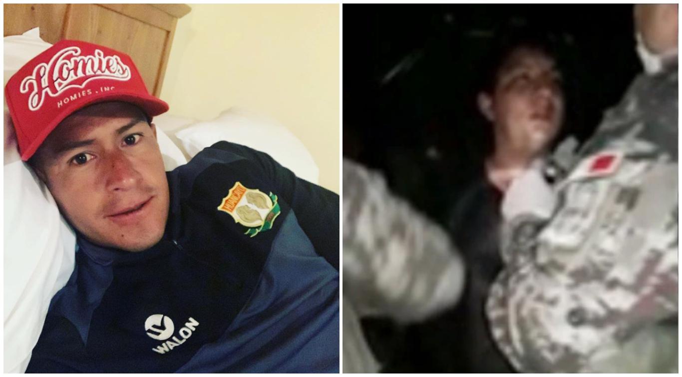 Futbolista Marcio Valverde criticó decisión del Ministerio de Defensa.