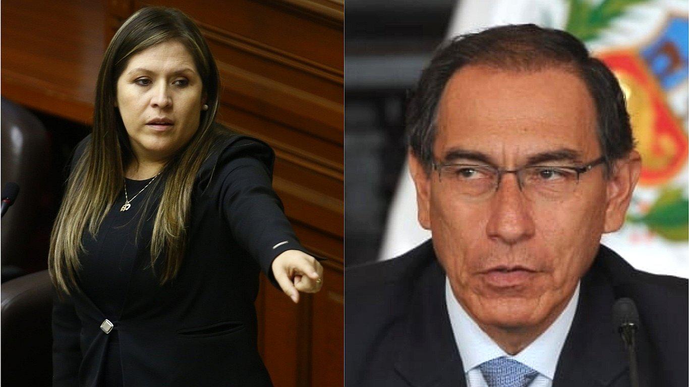 ​Lourdes Alcorta señala que Yeni Vilcatoma presentó moción para vacar a Martín Vizcarra