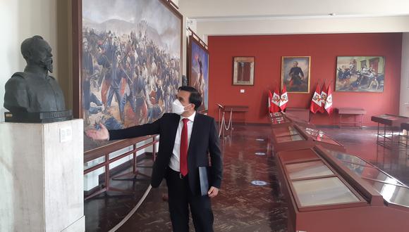 Director de Cultura invita a las personas a visitar los museos  para conocer la historia de Tacna.