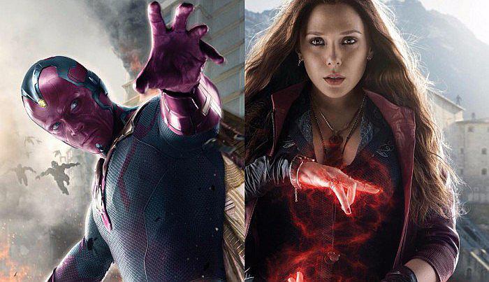 Infinity War: Se filtra beso entre Vision y Bruja Escarlata durante rodaje (FOTOS)
