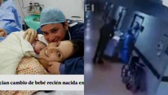 Padres denuncian cambio de su bebé recién nacida en clínica de San Borja  