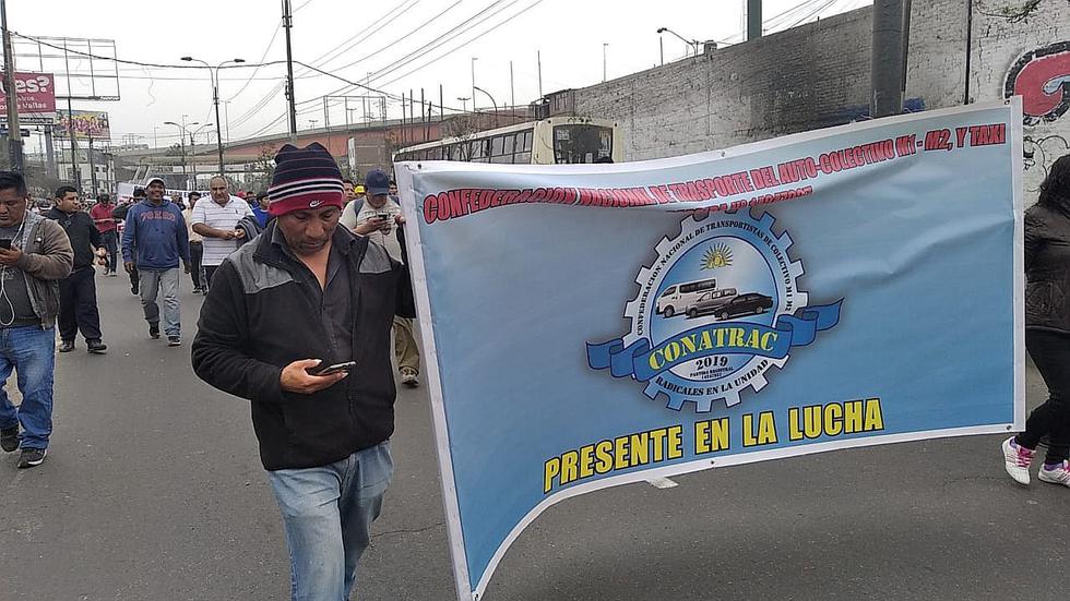 Corredor Morado: enfrentamientos y congestión dejó marcha en San Juan de Lurigancho (FOTOS)