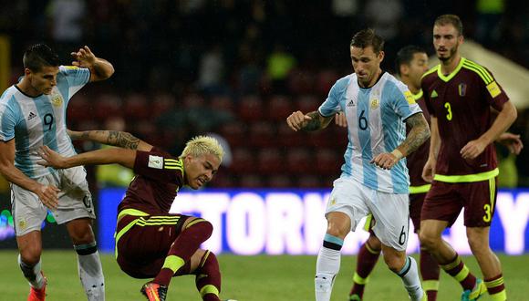 Argentina le empató a Venezuela tras ir perdiendo 2-0