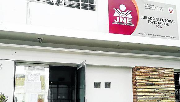Cuatro candidatos excluidos por el JEE Ica volvieron a la lid electoral