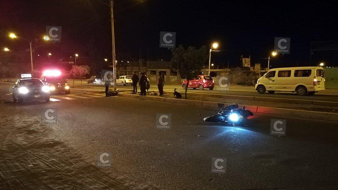 Trabajador fallece por despiste de su motocicleta 