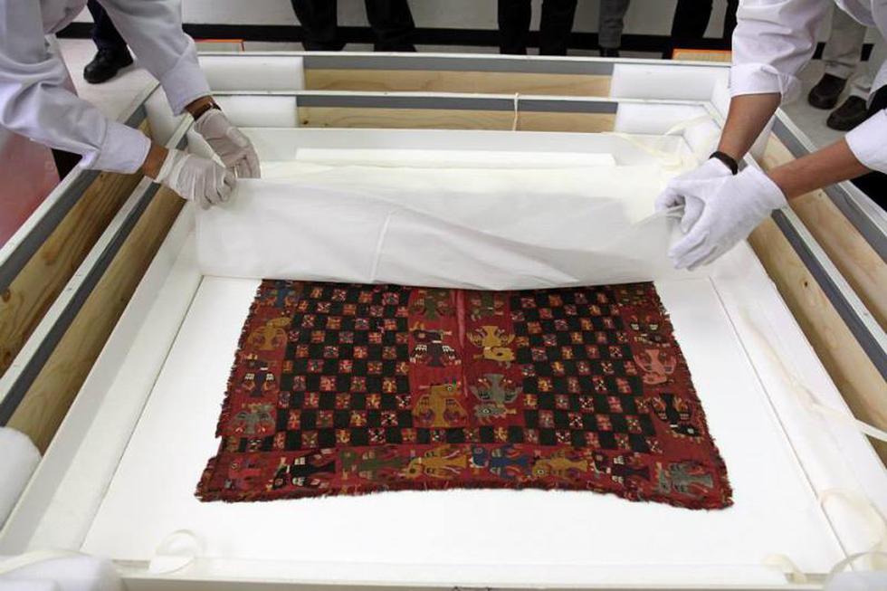 Los textiles Paracas fueron devueltos al Perú por Suecia (FOTOS)