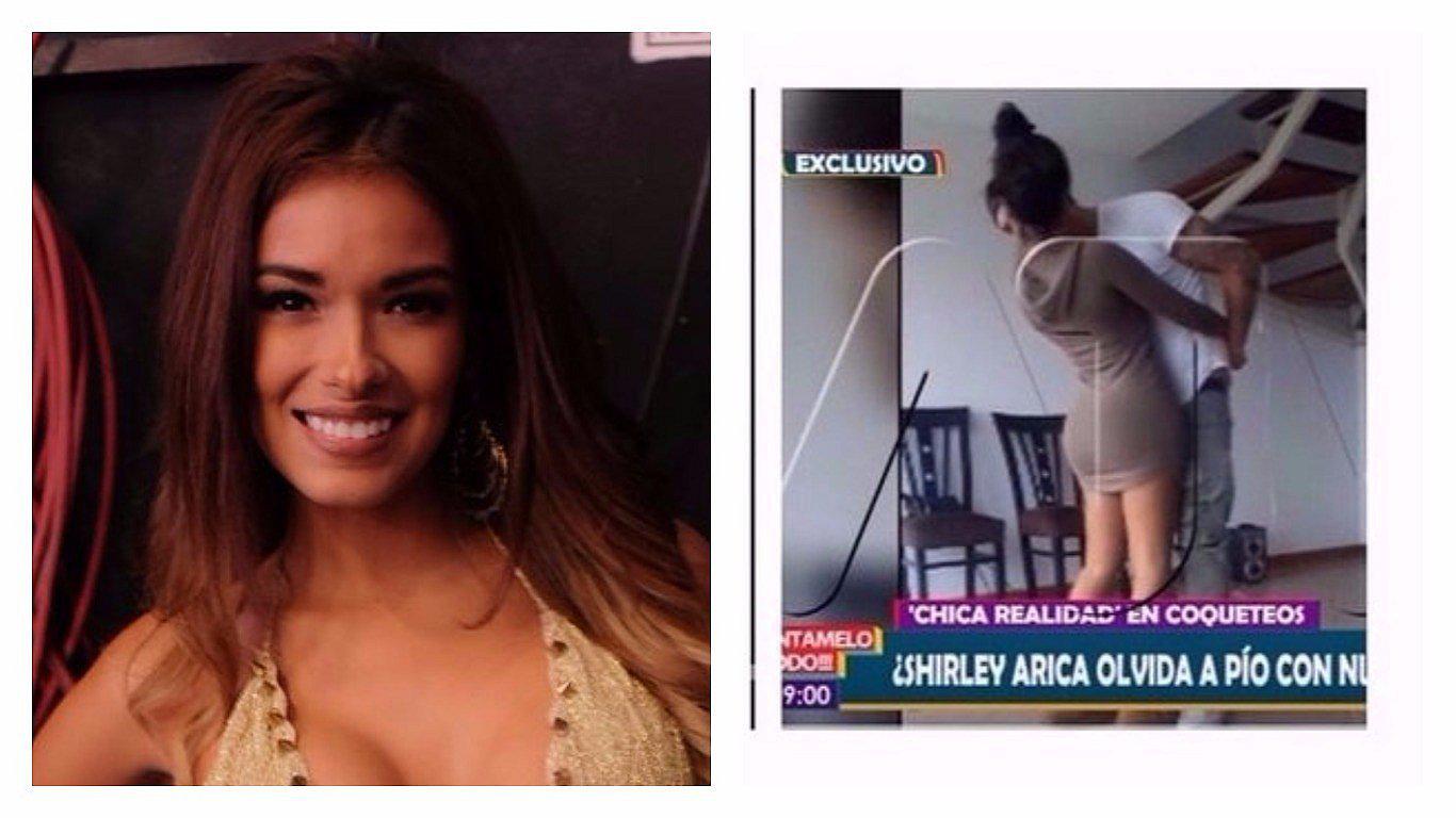Shirley Arica se indigna y habla sobre ampay en el que besa a hombre (VIDEO)