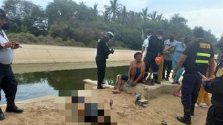 Piura: Una mujer es hallada muerta en el canal Biaggio Arbulú