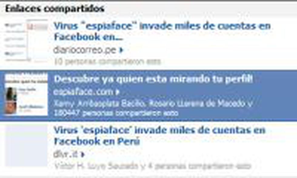 Virus "espiaface" invade miles de cuentas en Facebook en Perú