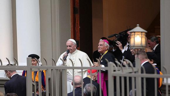 Papa Francisco a fieles: "Vinieron caminando ... ¡gracias, esos gestos no los olvido!"