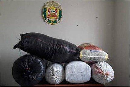 Hombre es intervenido con 120 kilos de hoja de coca ilegal 