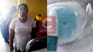 Piura: Agentes del INPE intervienen a madre de interno intentando ingresar marihuana en detergente al penal