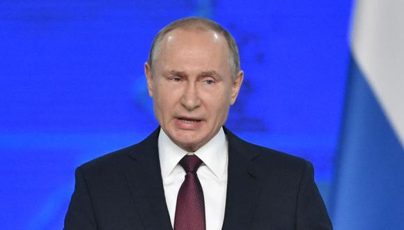 El presidente ruso, Vladimir Putin, en Moscú. (Foto: Alexander NEMENOV / AFP)