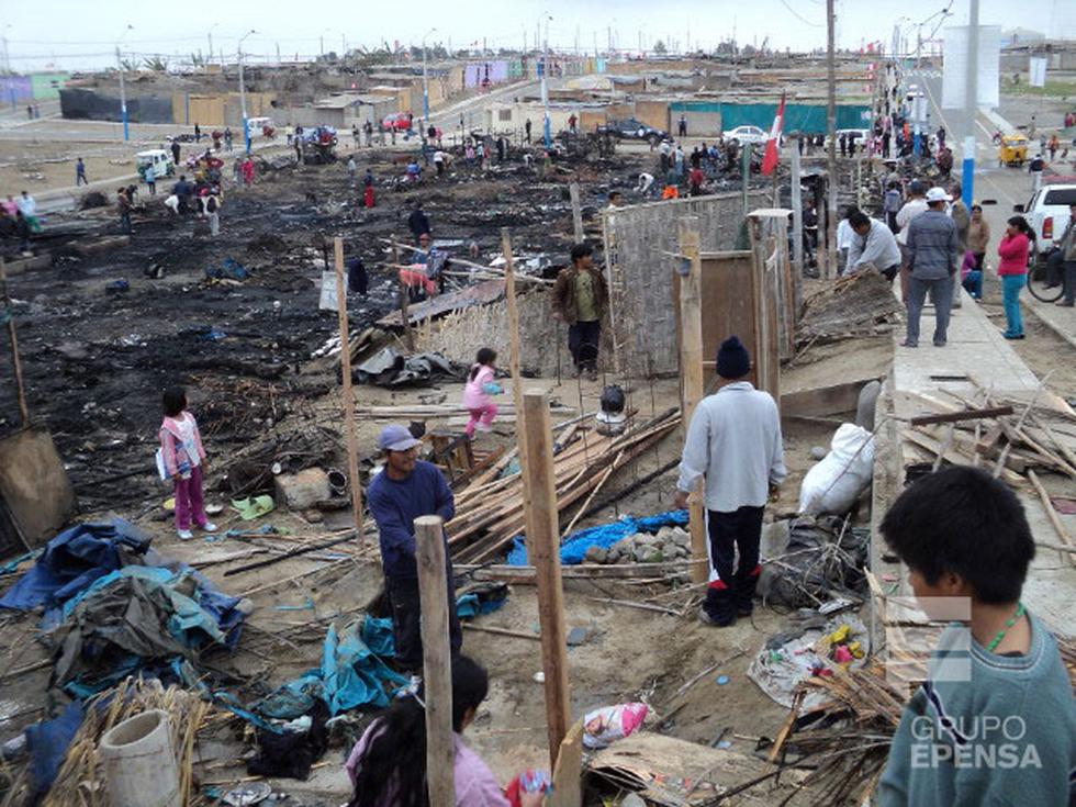 Esta es la lista de damnificados del incendio en Pisco