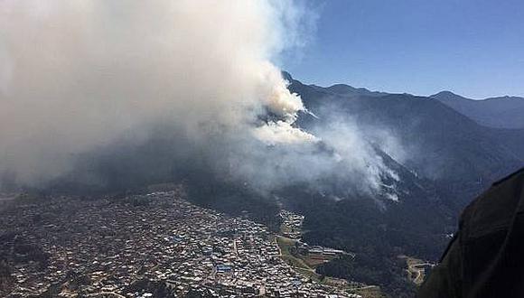 Fuego arrasa con más 80 hectáreas del Santuario Nacional Ampay