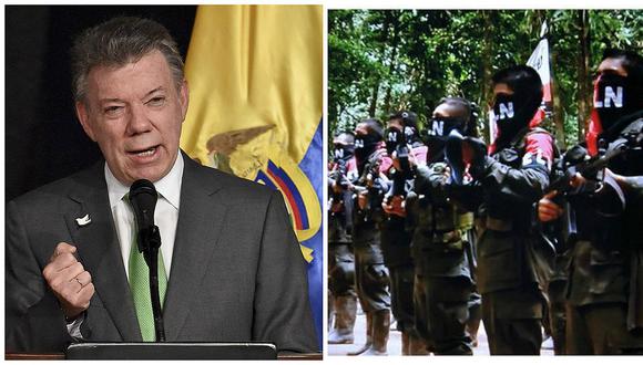 Juan Manuel Santos reitera que diálogo de paz con ELN solo empezará tras fin de secuestros