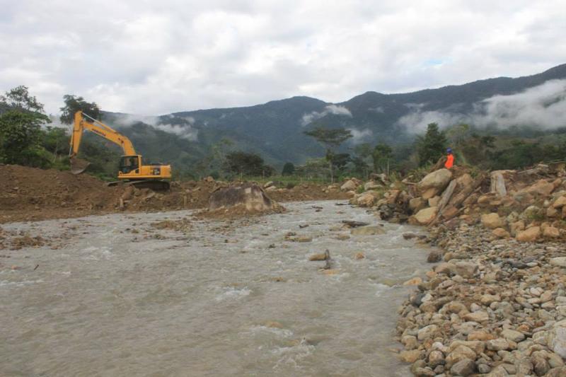 Monzón: GRH construye defensa ribereña en Cachicoto