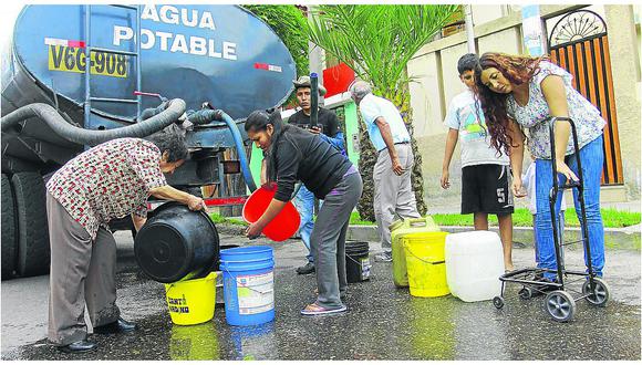 ​Cisternas abastecerán de agua a sectores de El Tambo por 18 días 