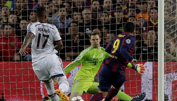 Barcelona - Bayern Munich: Mira el gol que se falló Luis Suárez