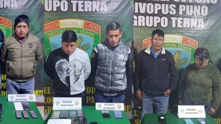 Puno: detienen a cinco personas involucradas en el delito de receptación