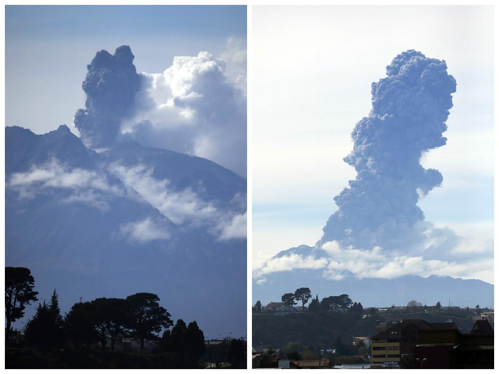 Chile: Volcán Calbuco entra en erupción por tercera vez