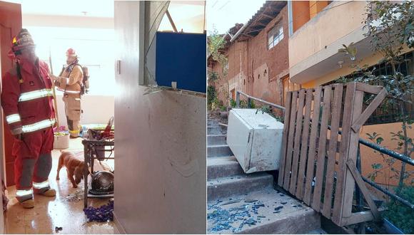 Explosión en cocina de vivienda deja tres heridos en Cusco